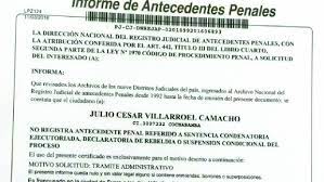 ¿Qué se necesita para certificado de antecedentes?