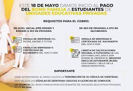 ¿Qué documentos se necesita para cobrar el bono estudiantil?