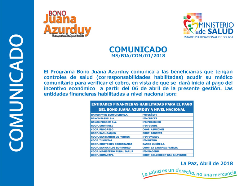 ¿Cómo cobrar el bono Juana Azurduy 2023?