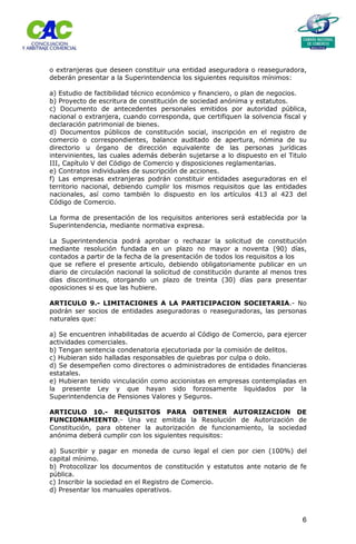 Requisitos para Contratar un Seguro Bolivia