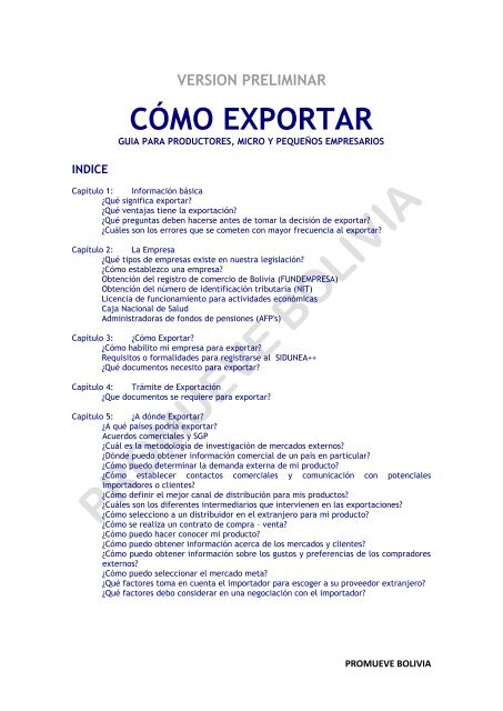 Requisitos para Exportar Madera Bolivia