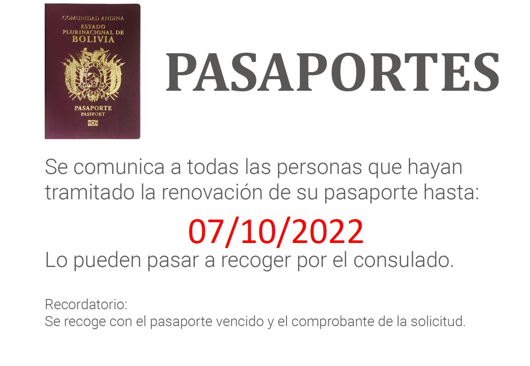 ¿Qué se necesita para la renovacion del pasaporte?